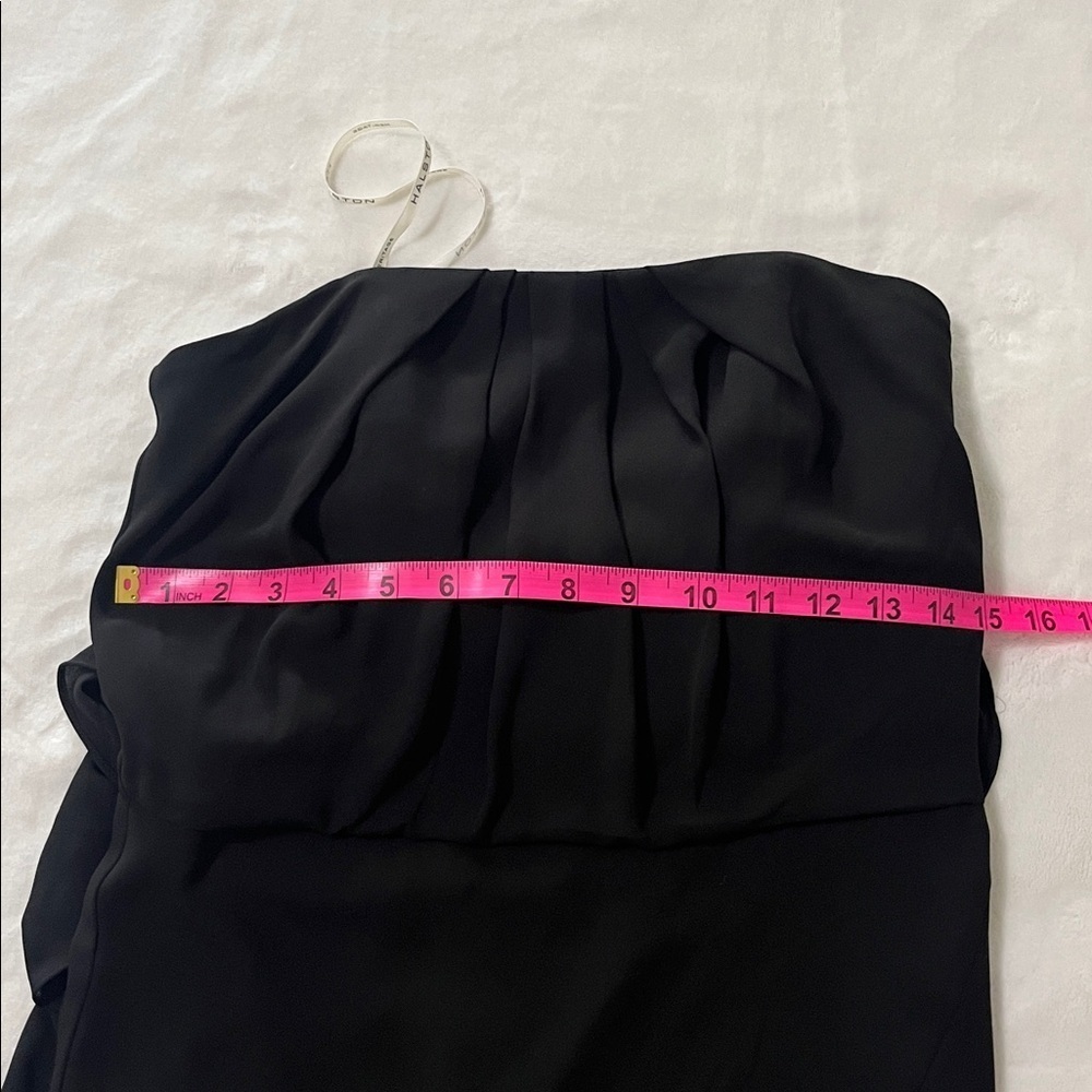 Halston Heritage Black Strapless Gown - Picture 8 of 12